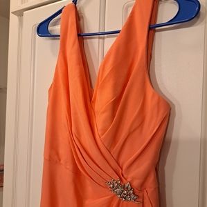 Formal coral dress